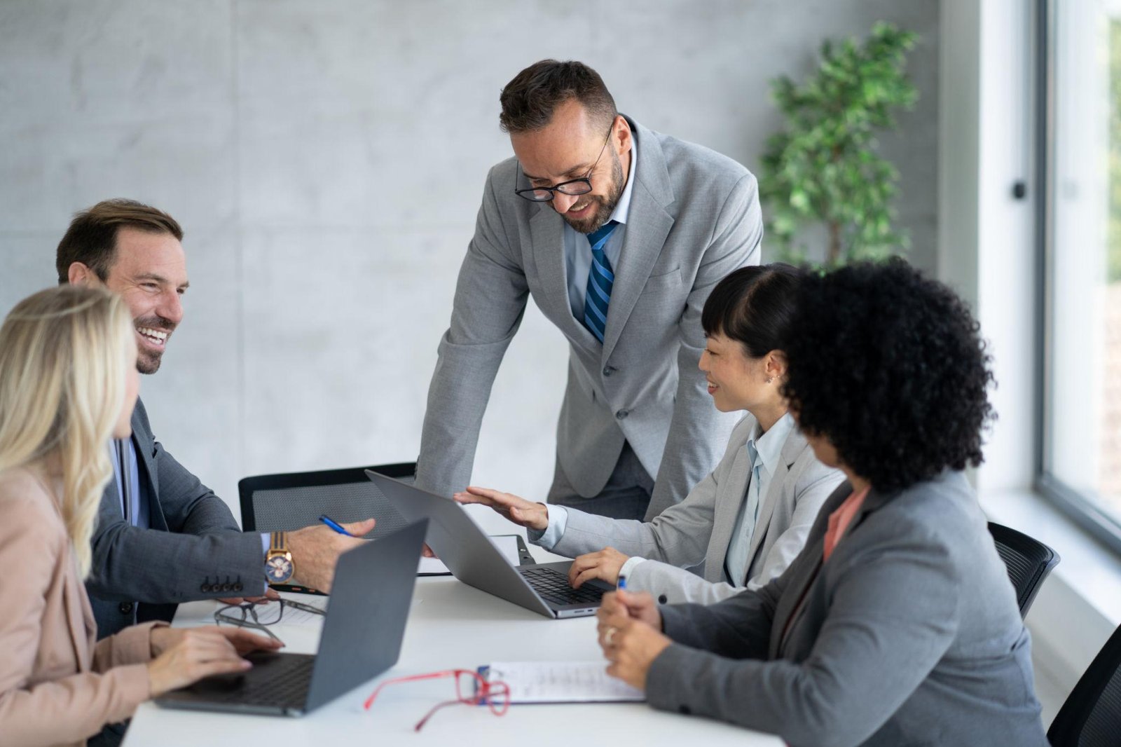 Corporate team discussing Public Limited Company registration in India
